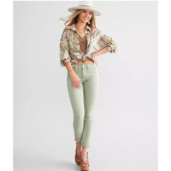 Vervet Women's Mid-Rise Ankle Skinny Stretch Jean in Pluses - Sz 27 - NWT - Picture 1 of 10